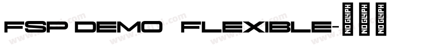 FSP DEMO   Flexible字体转换